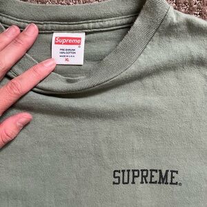 Supreme Sage Green Tee